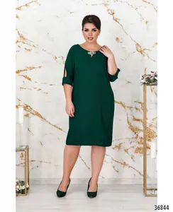 Платье 3132-В-темно-зеленый Minova