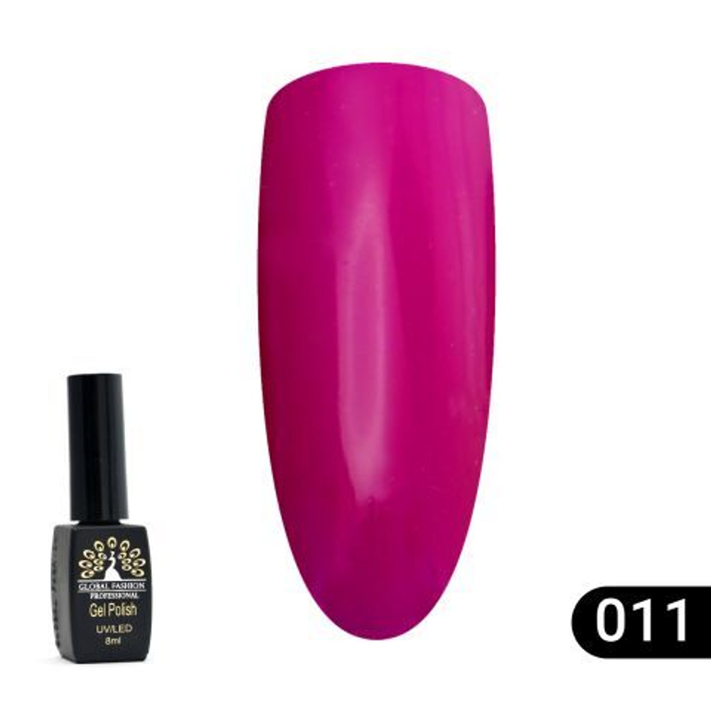 Гель лак Global Fashion Summer Light 011, 8 мл