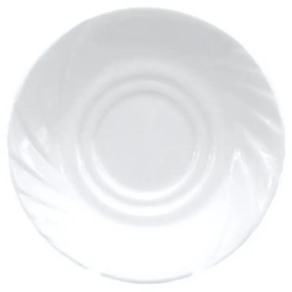 Блюдце фарфоровое 14см «Голубка» Белье