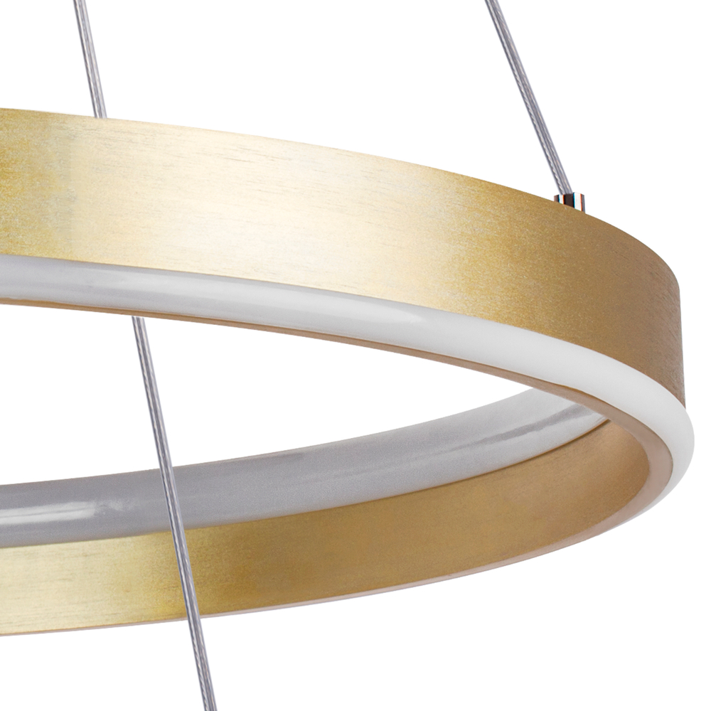 736422 Люстра ROTONDA 165W LED 7920LM 120G ЗОЛОТО 3000-6000K