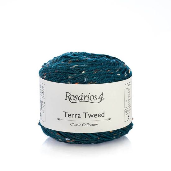 Пряжа ROSARIOS 4  Terra Tweed (97% меринос, 3% вискоза)