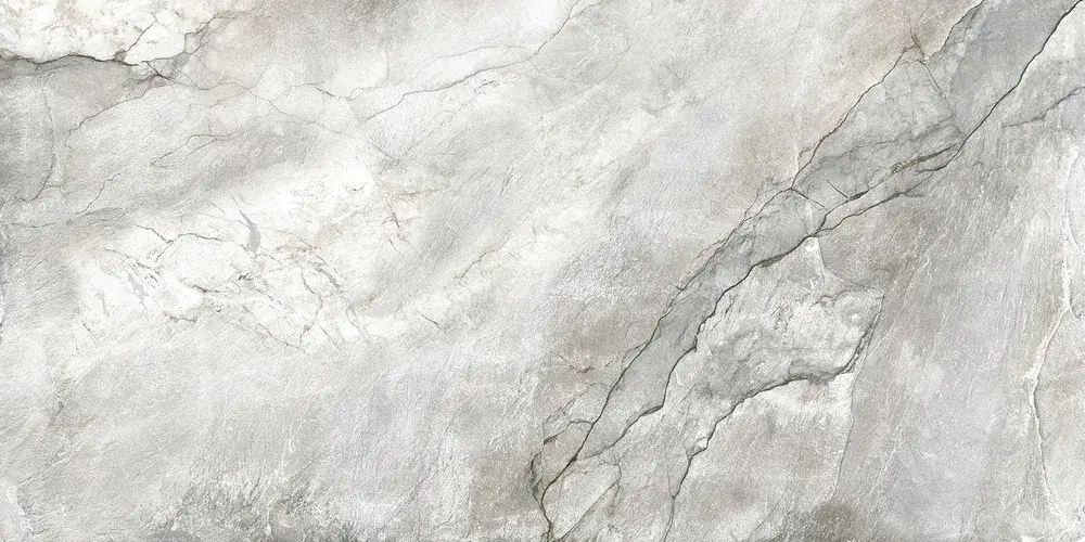 Керамогранит Alma Ceramica GFA114VLC07L Vulcano 114x57 серый лаппатированный под камень