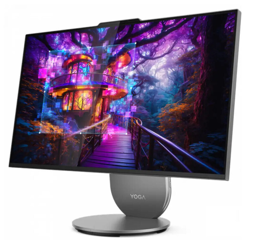 Моноблок Lenovo Yoga AIO 27 2025 / Ultra 9 285H / RTX 4050 / 32 Гб / 1 Тб Серый