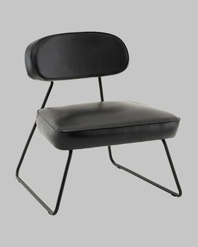 Кресло Kate new ткань экокожа чёрный