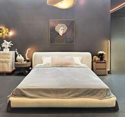 Кровать Softbay под матрас 180х200 см, белое букле