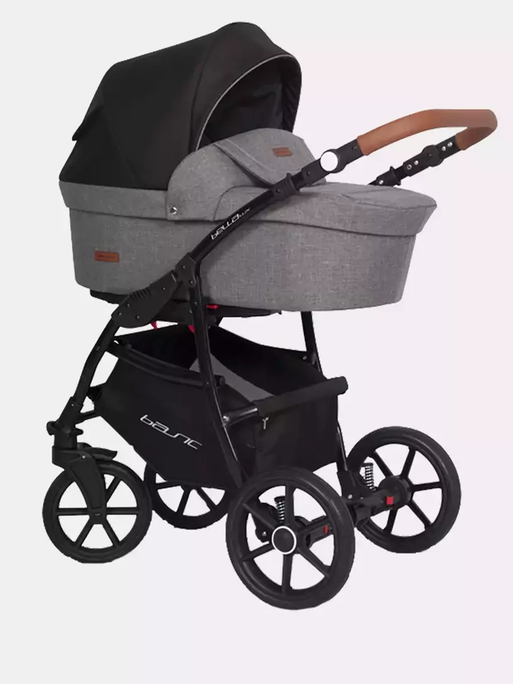 Коляска  BELLA LUX (3 в 1) (RIKO BASIC) 01 темно-серый