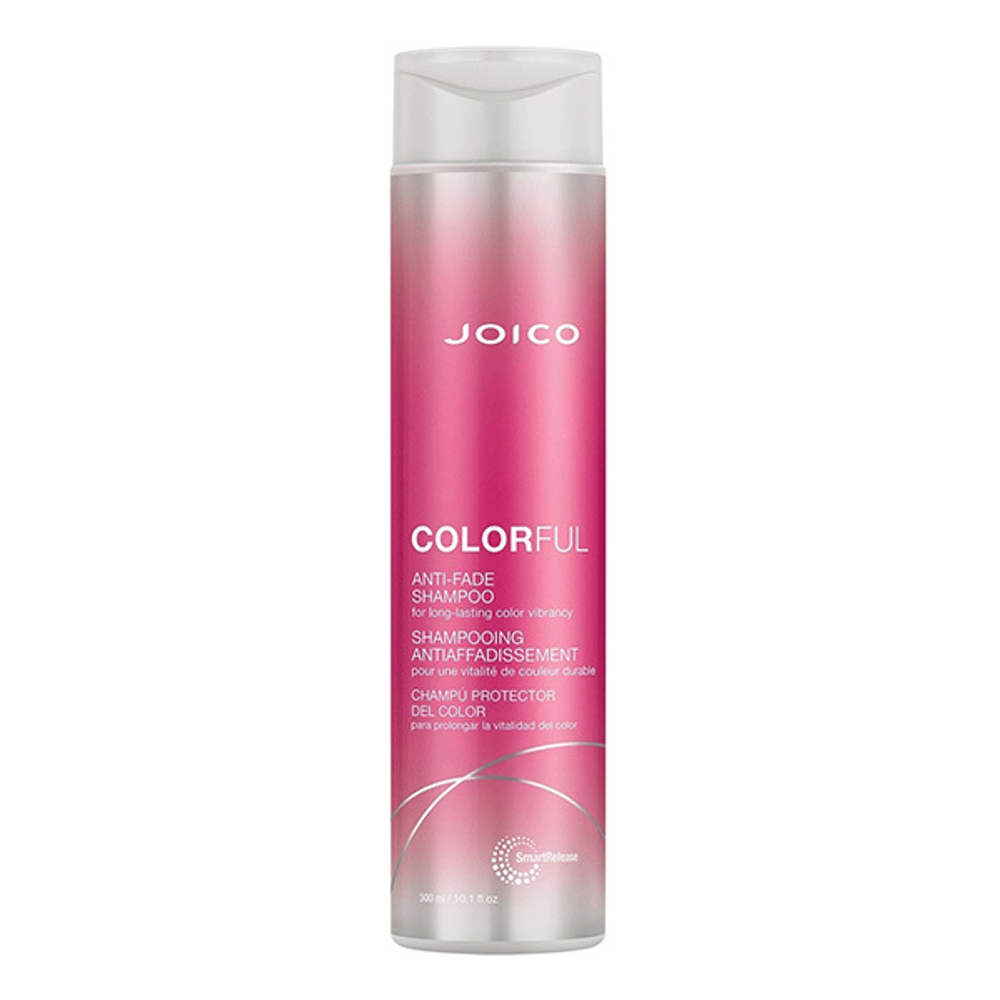 Шампунь для защиты и яркости цвета Joico Colorful Anti-Fade Shampoo for Long-lasting Color Vibrancy 300мл