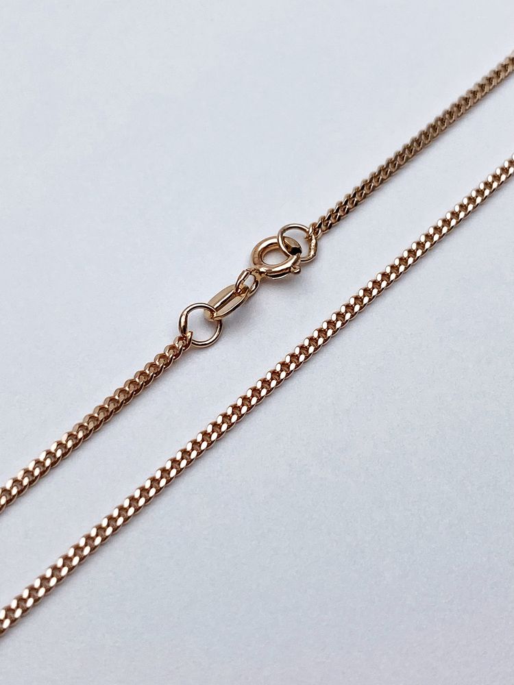 Цепь из серебра/Панцирь граненый/Позолота