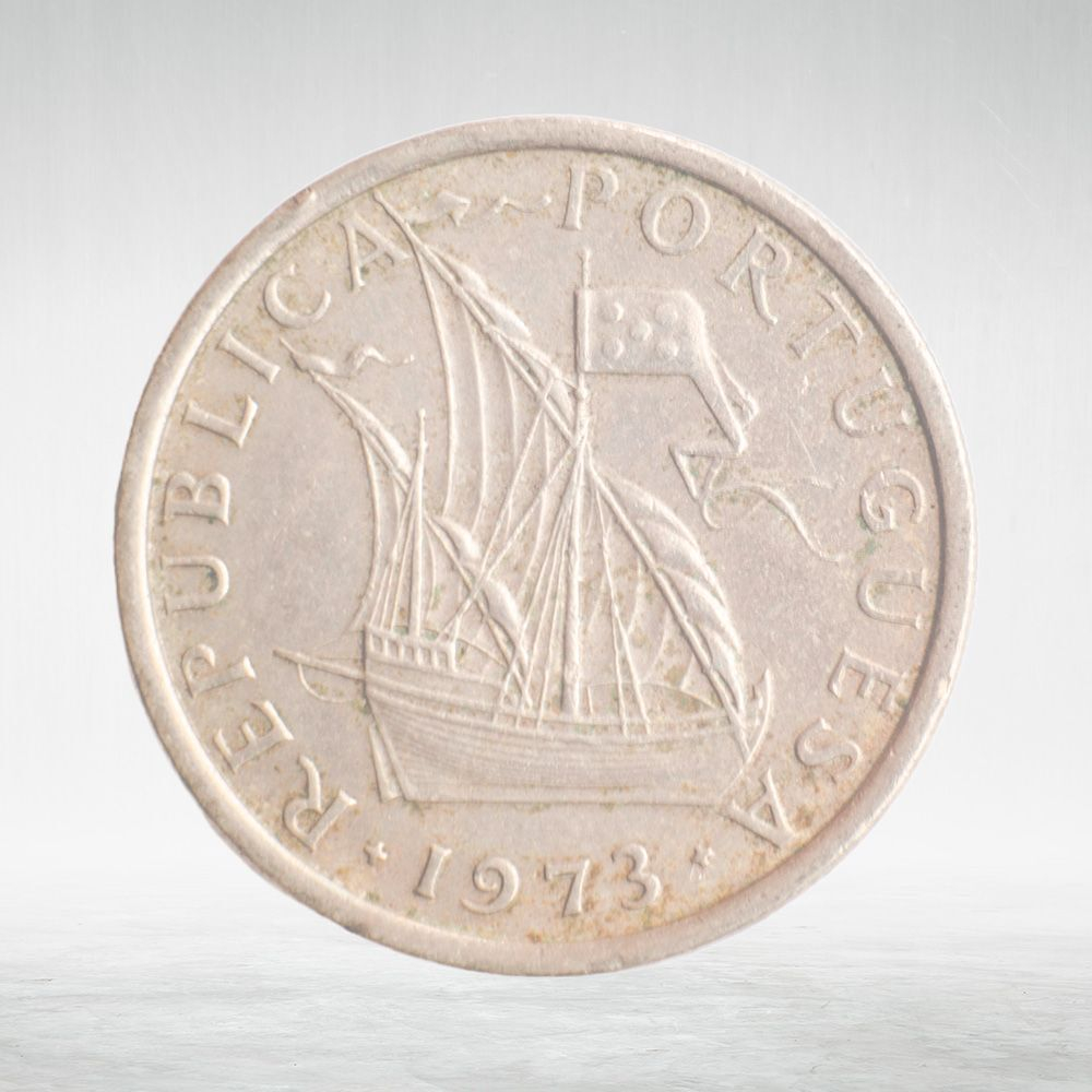 Portugal, 5 Escudos, 1973, VF