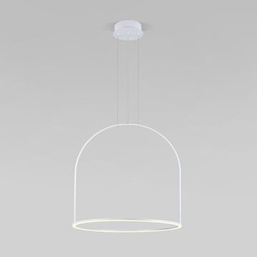 Подвесной светодиодный светильник 35W 3300K/4200K/6500К 90323/1 белый Over Eurosvet