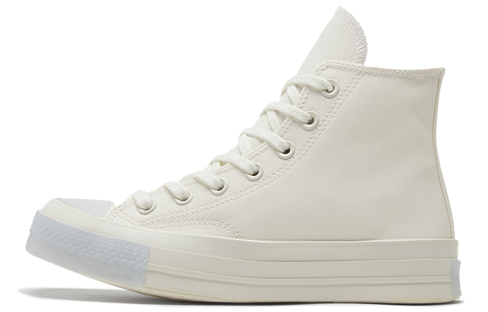 Converse 1770s chuck taylor all star wear-resistant skid lightweight high canvas shoes women's rice white