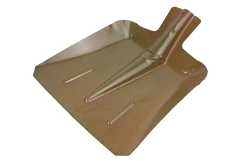 Лопата снеговая ЛС-1 стальная с планкой (450х380 мм)