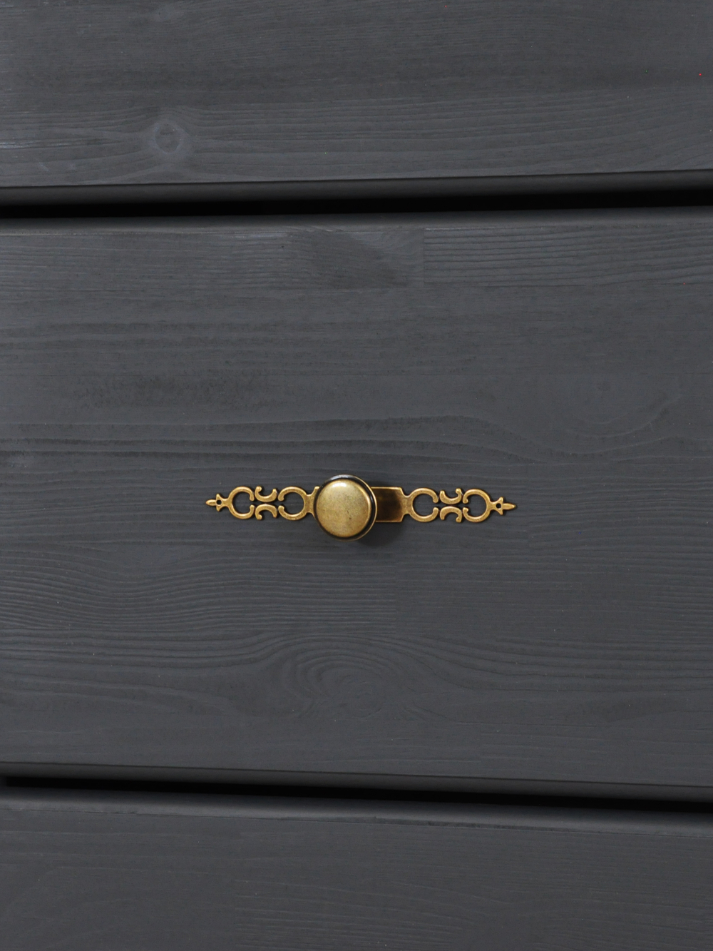 Комод деревянный Сюзанна, серый