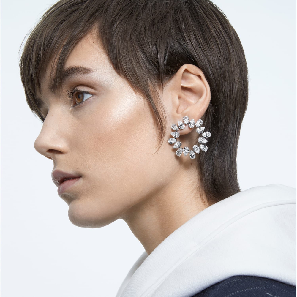 MILLENIA: серьги CIR PR WHITE/RHS