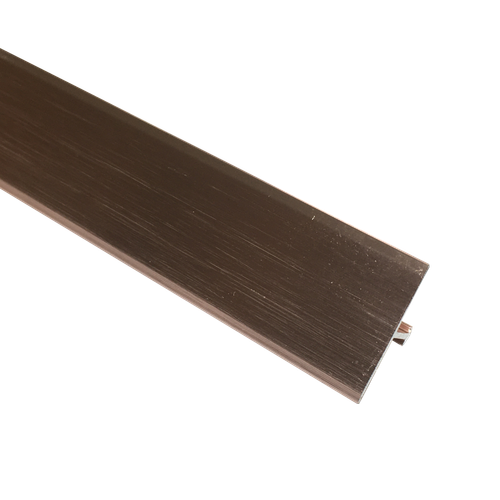 АТ "браш" 18мм "DO-1" 2,7м Розовый глянец Т-об. анод. алюм.