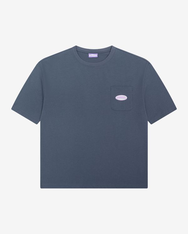 Футболка logo face темно-серая - фото 1