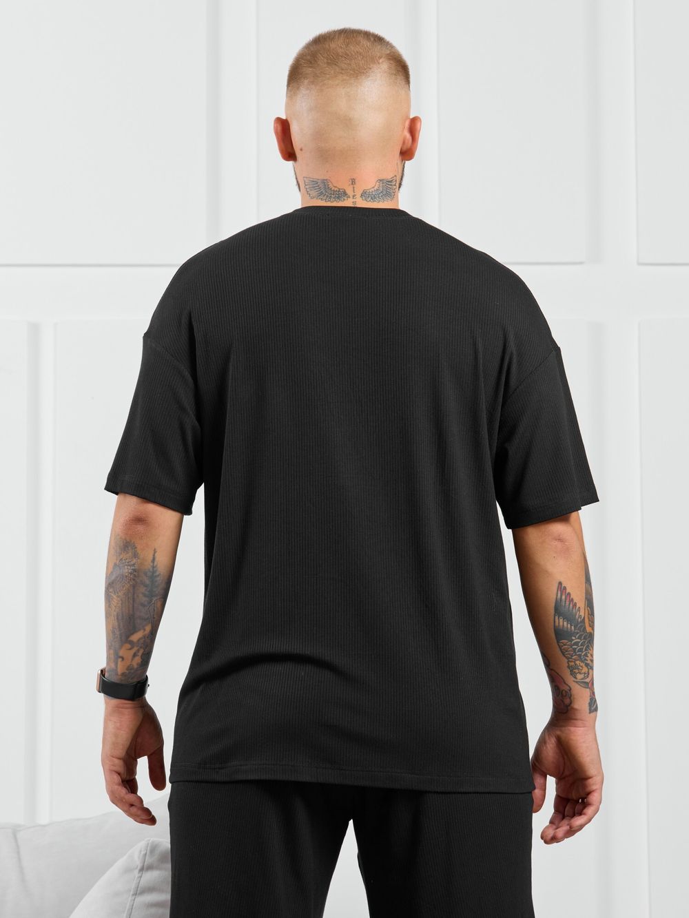 Фуфайка (футболка) мужская  Алессандро-1 Виотекс ЧЁРНЫЙ