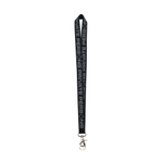 PP "LOGO" LANYARD (GREY/BLACK)