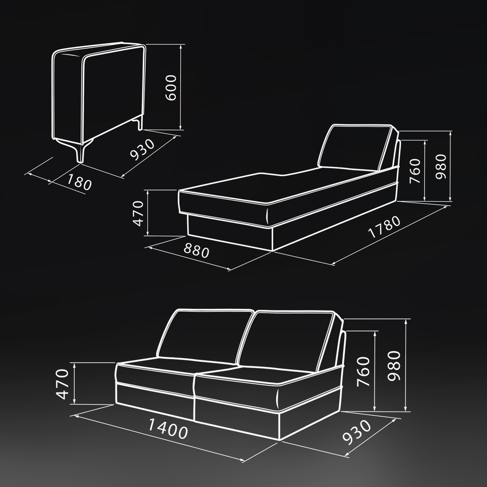 Модульный диван "Мадрид"