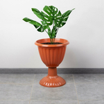 Вазон Жасмин 12л на высокой ножке, коричневый