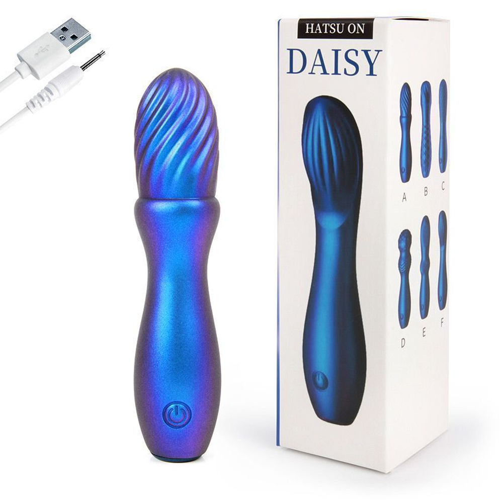 Вибромассажёр DAISY DSY-50001 A, спиральный рельеф, 14 см
