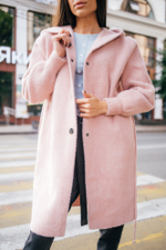 Теплый кардиган с капюшоном Nadya