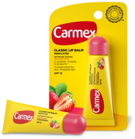 Бальзам клубничный для губ SPF 15 (в тубе) 10 г