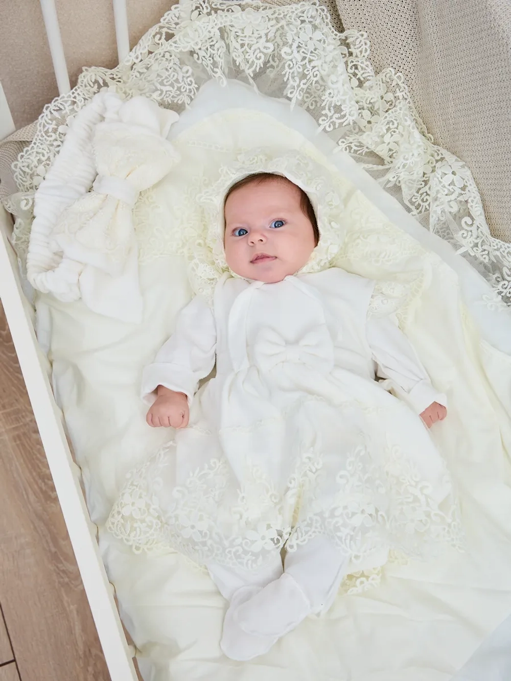 Конверт на выписку зима для новорожденных девочек