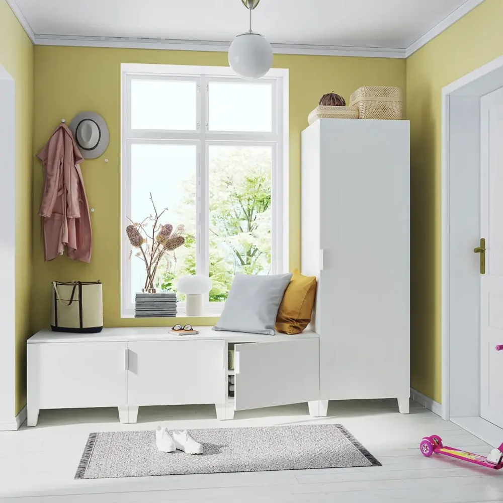 Платяной шкаф - PLATSA/IKEA/ ПЛАТСА ИКЕА,240x57x191 см, белый