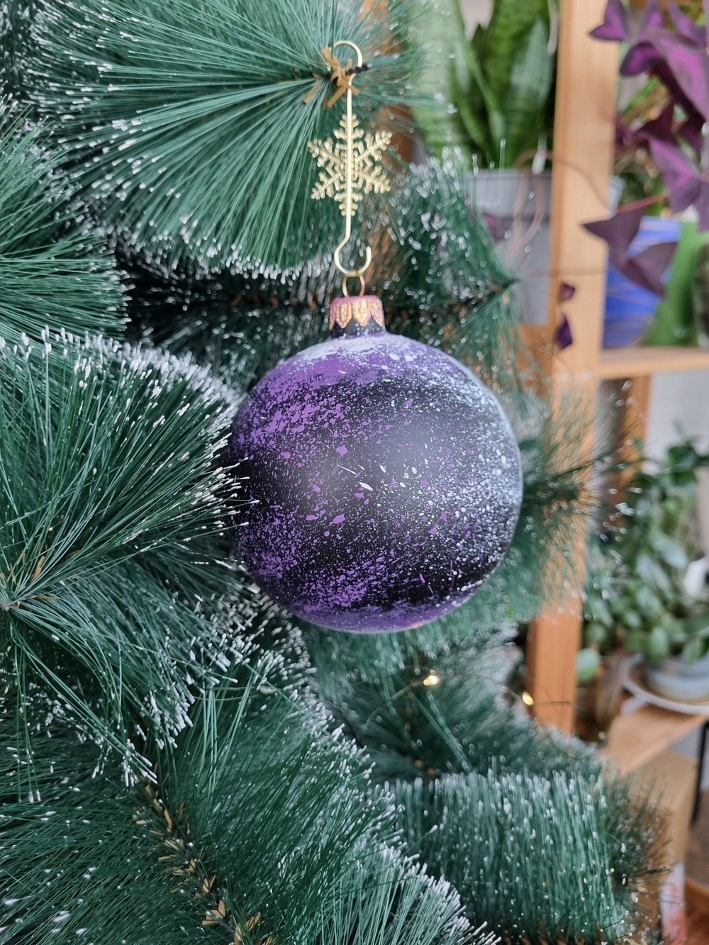 Шар стеклянный "Спас на крови",  ручная роспись