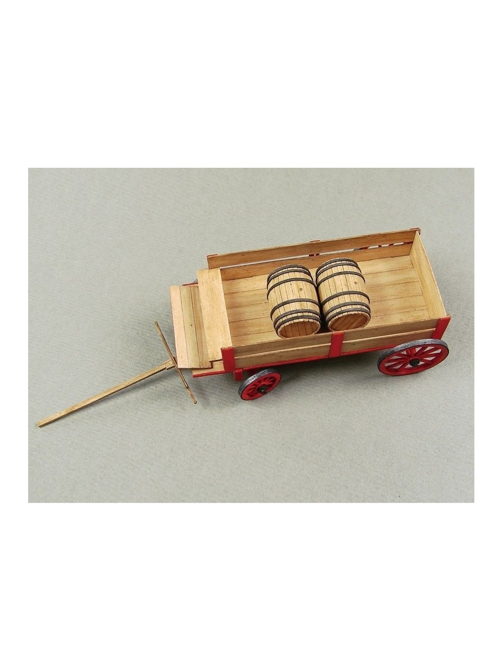 Сборная картонная модель Shipyard телега с бочками (№80), 1/72