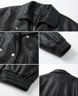 Кожаная куртка DARIUM (black)