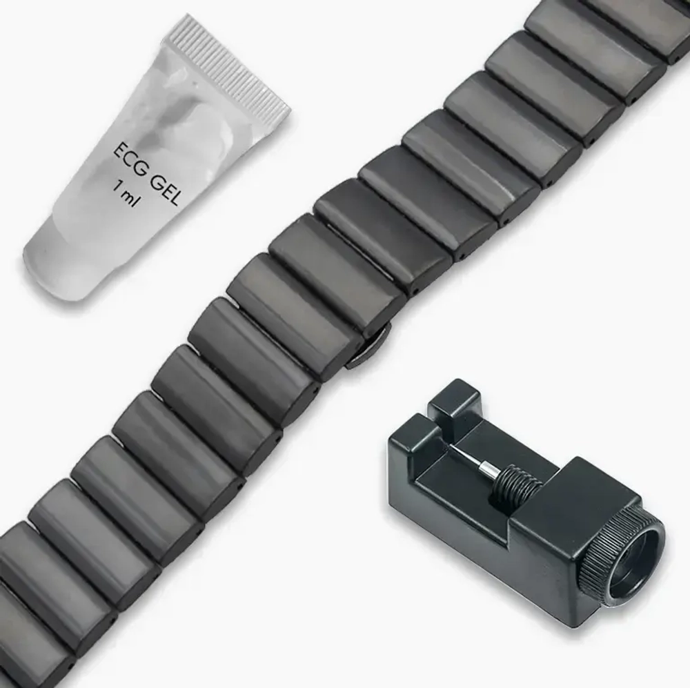 Health Watch Pro №5 Premium Умные часы здоровья с ЭКГ, чёрный