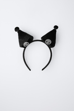 ZARA ОБОДОК KUROMI © SANRIO, ЧЕРНЫЙ