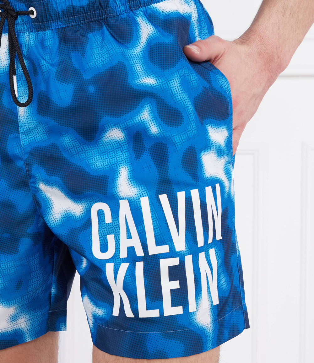 Шорты для плавания Calvin Klein Swimwear - голубой(KM0KM00795)