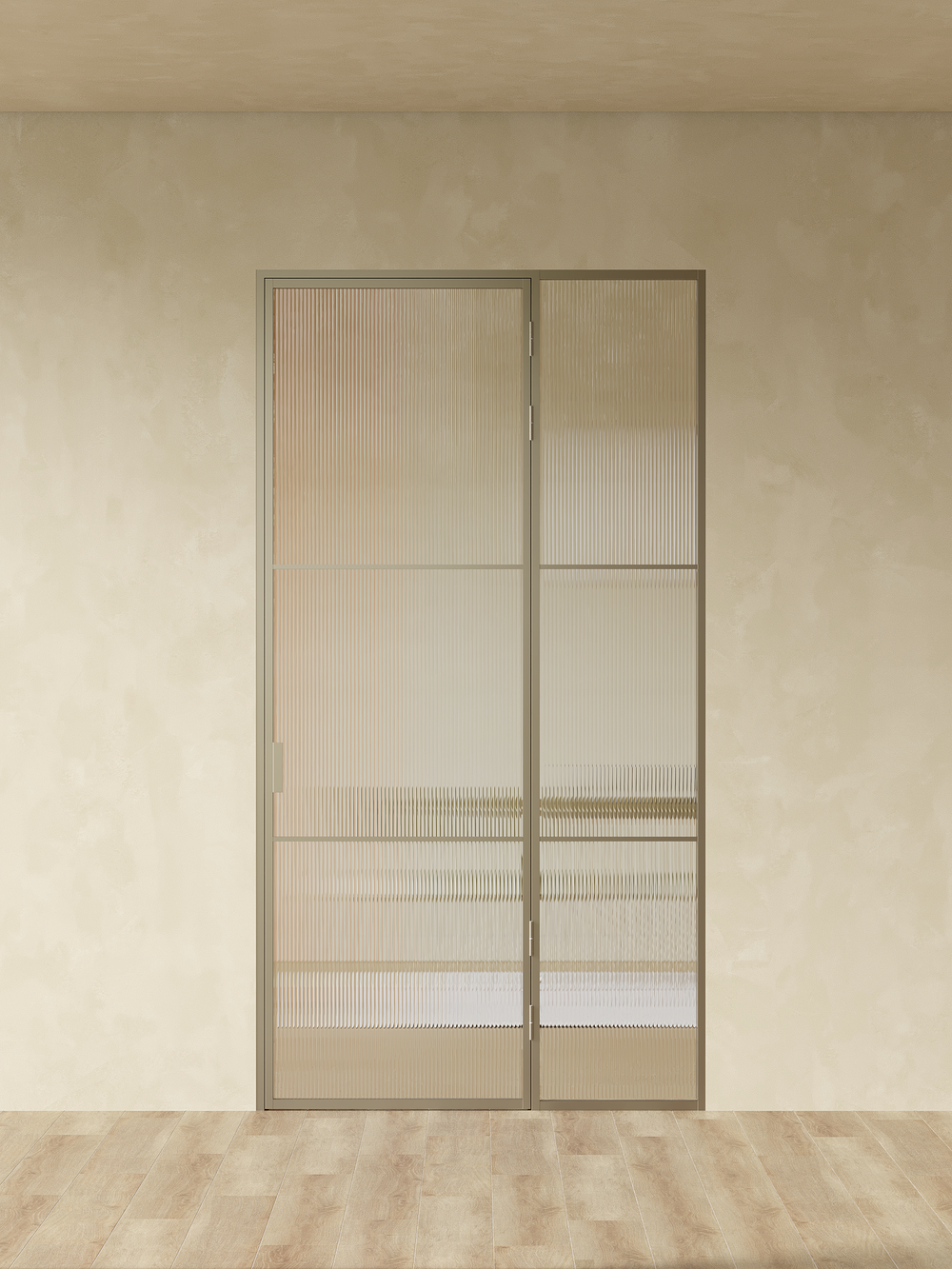 Распашная алюминиевая перегородка Minoli 6