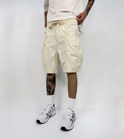 Шорты Morata Tolkien Washed Cargo Shorts Creamy White
