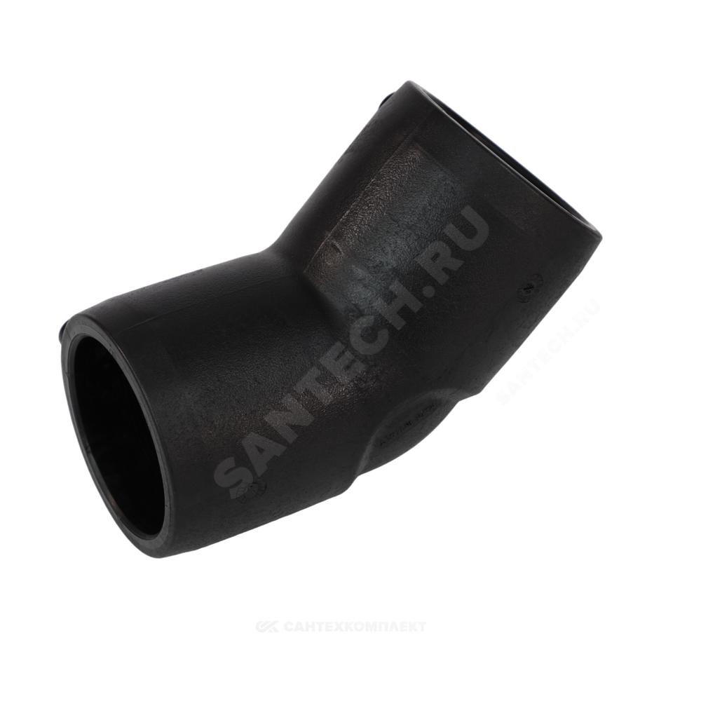Отвод электросварной ПЭ100 Дн 75х45гр Ру16 SDR11 EUROSTANDARD 2116160075
