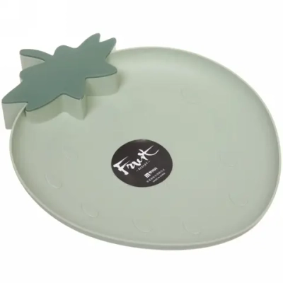 Блюдо пластиковое сервировочное «Клубника» 27*21см