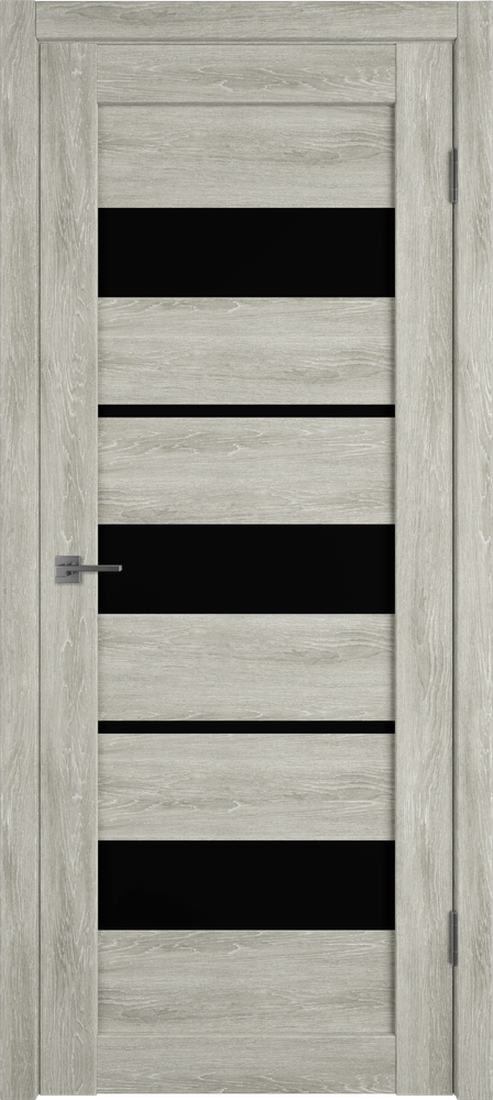 Дверь Atum 23 / Lin Vellum / Black Gloss / Владимирские двери