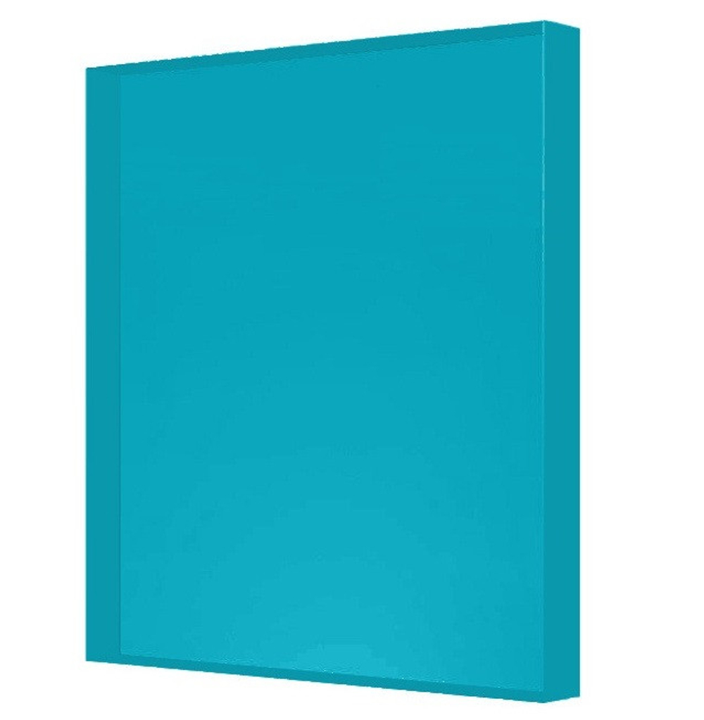 Поликарбонат монолитный Borrex Optima бирюзовый 3050х2050х8 мм