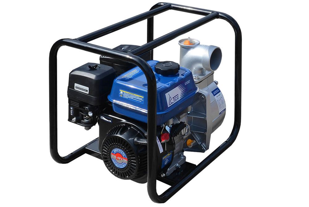 Мотопомпа бензиновая TSS PGT80 - для грязной воды [80 мм | 58 м³/ч | 967 л/мин]