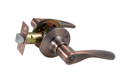 Защелка-Комплект  S-Locked 3901-03  AC с фалевыми ручками фикс.  МЕДЬ  /122941