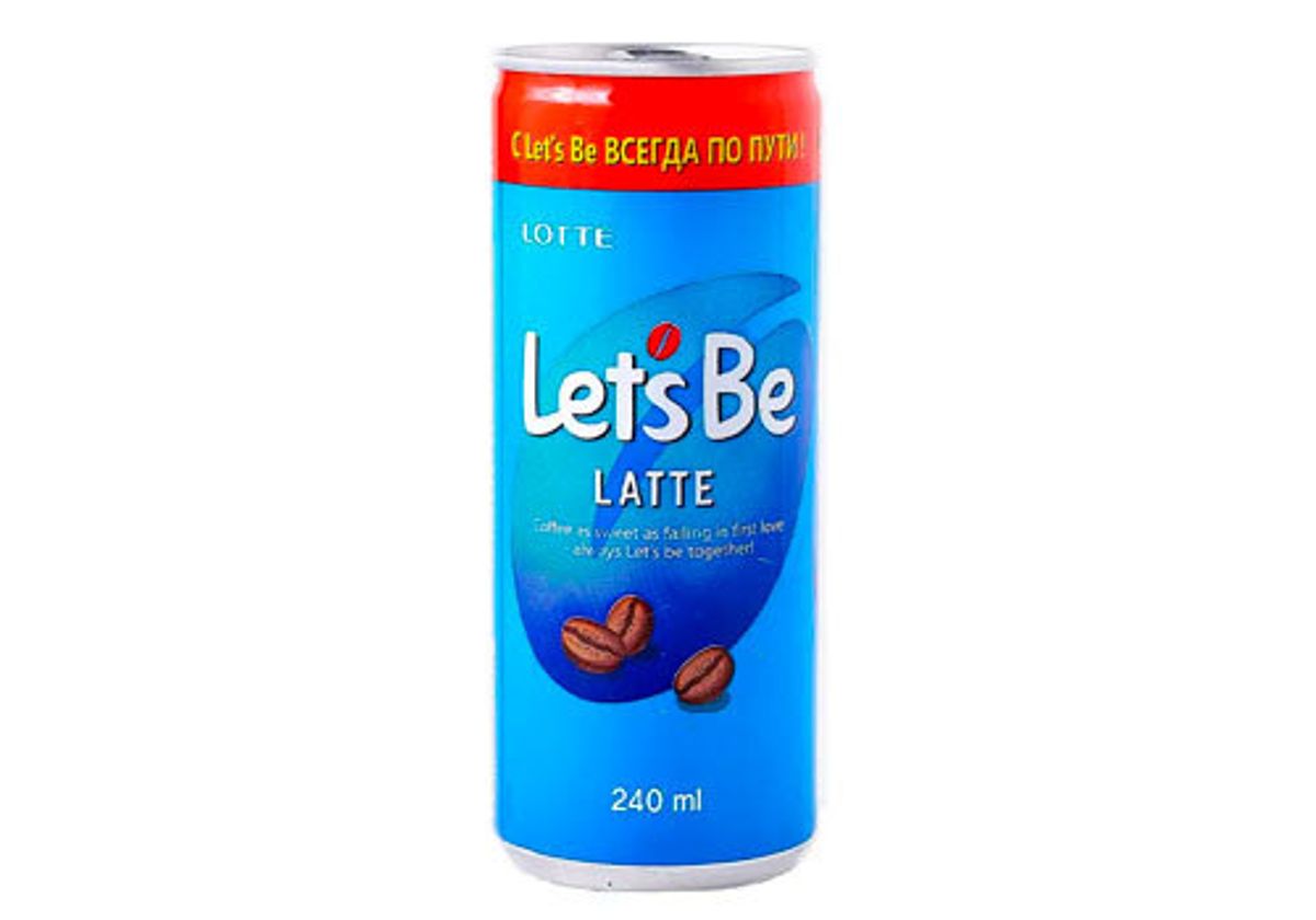 Кофейный напиток Let's Be "Latte", 240мл