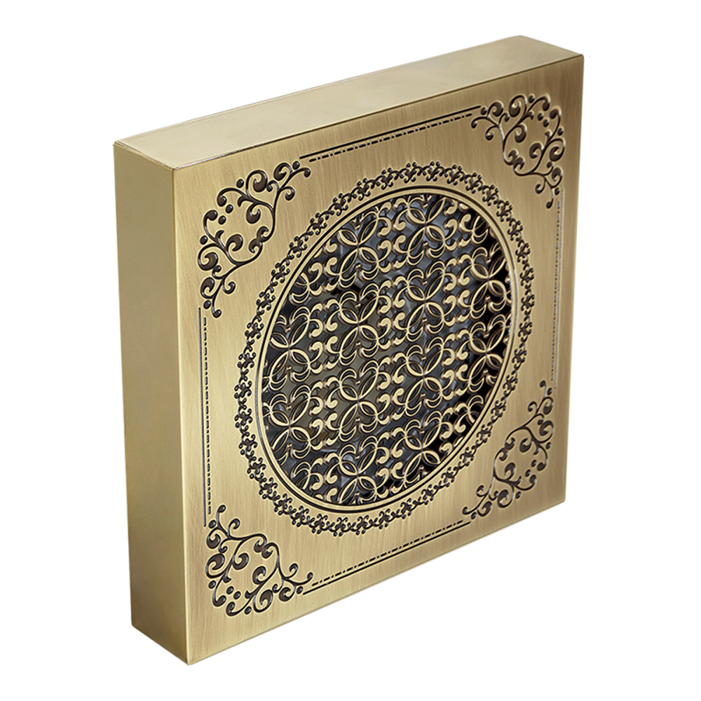 Вентилятор для ванной комнаты Migliore  D 100 мм с декоративной решеткой 160x160 мм  23000 бронза купить