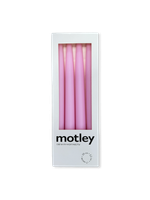 Набор классических свечей Motley 4 шт | светло-розовый
