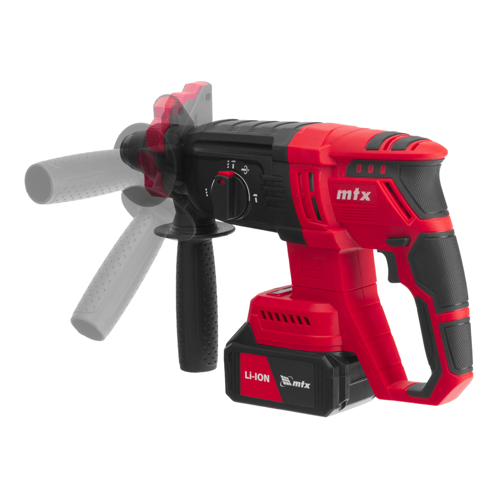 Перфоратор аккумуляторный бесщет. RHB-BL-20-26, 3 Дж, Li-Ion, 20 В// MTX