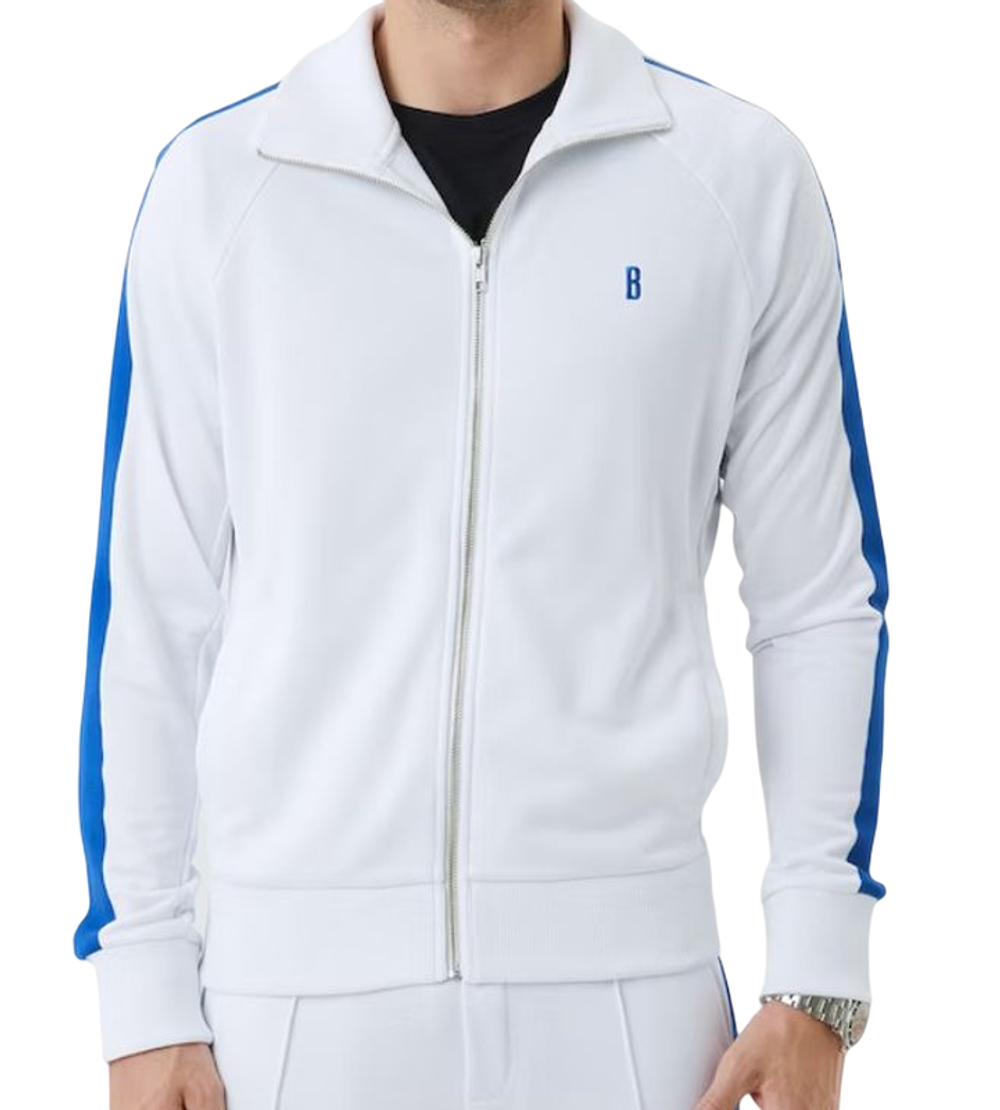 Мужская теннисная кофта Björn Borg Ace Track Jacket - brilliant white