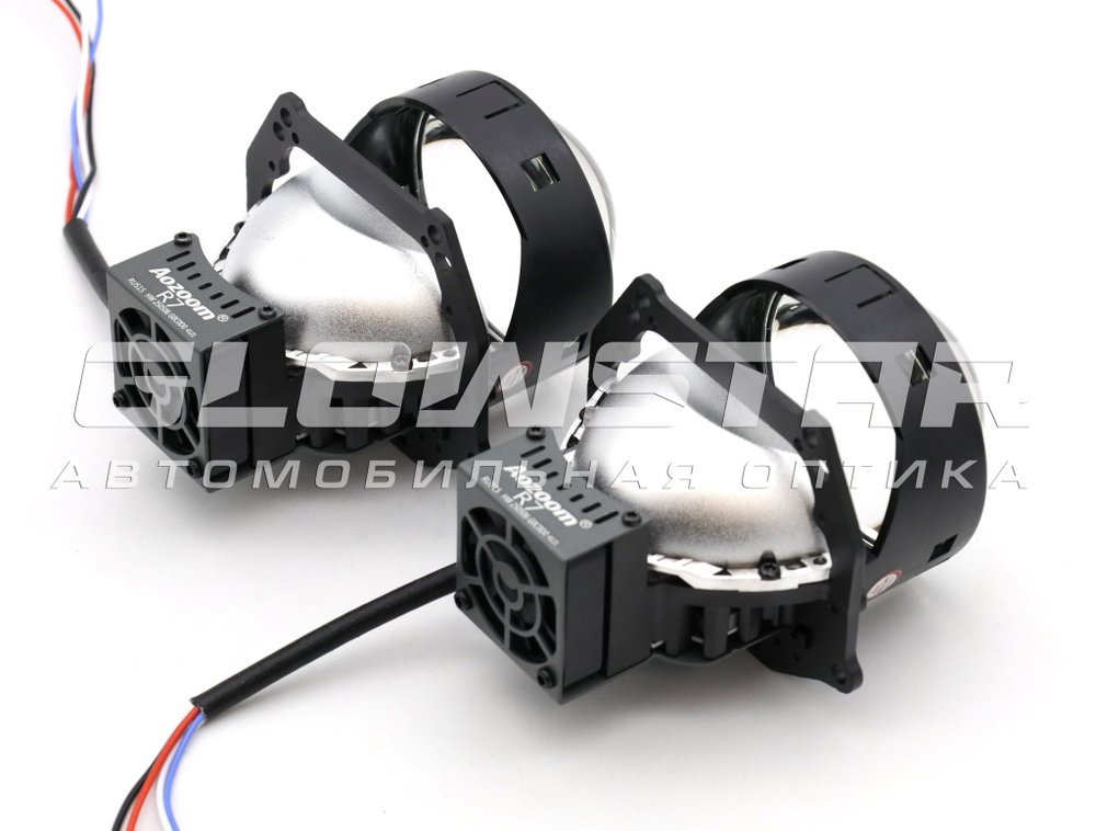 Билед модули Aozoom R7 2025 3.0 дюйма, 2 чипа, 5500K, 12V, 53W/61W, крепление 3R (комплект, 2шт)