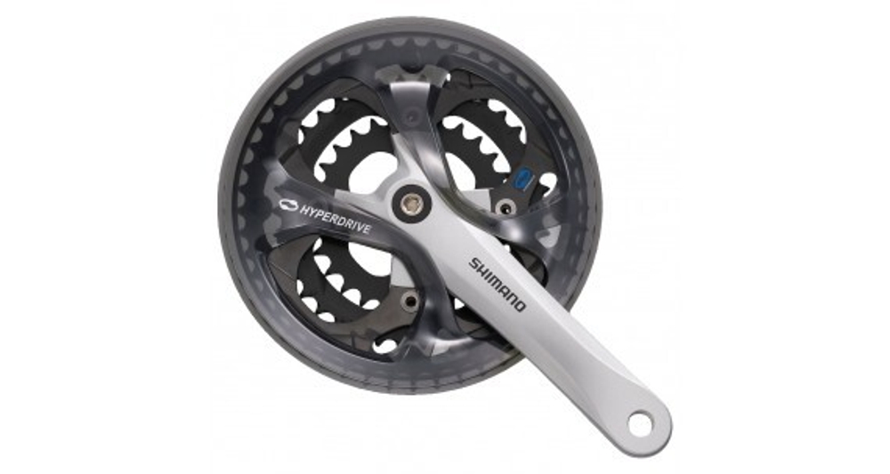 Система Shimano Acera, M361, 175мм, Кв, 42/32/22T, защ, сереб